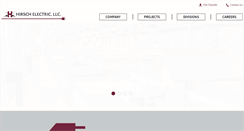 Desktop Screenshot of hirschelectricllc.com